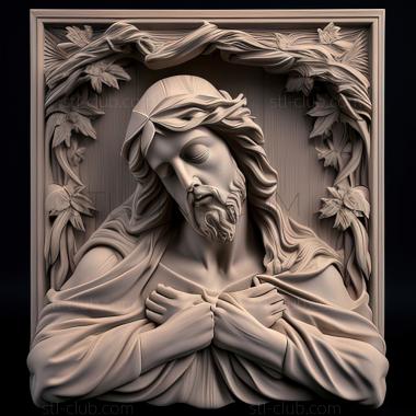 3D model st jesus (STL)